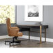 Dalton 63 X 23.75 inch Antique Brass / Black Desk